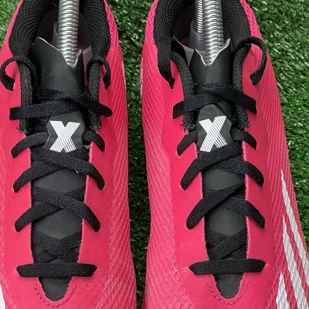 Adidas X Speedportal 4 FGX Soccer Cleats Men's US 7 / EU 39.5 Pink & Black Boots